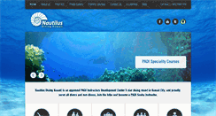 Desktop Screenshot of nautilusdivingkuwait.com